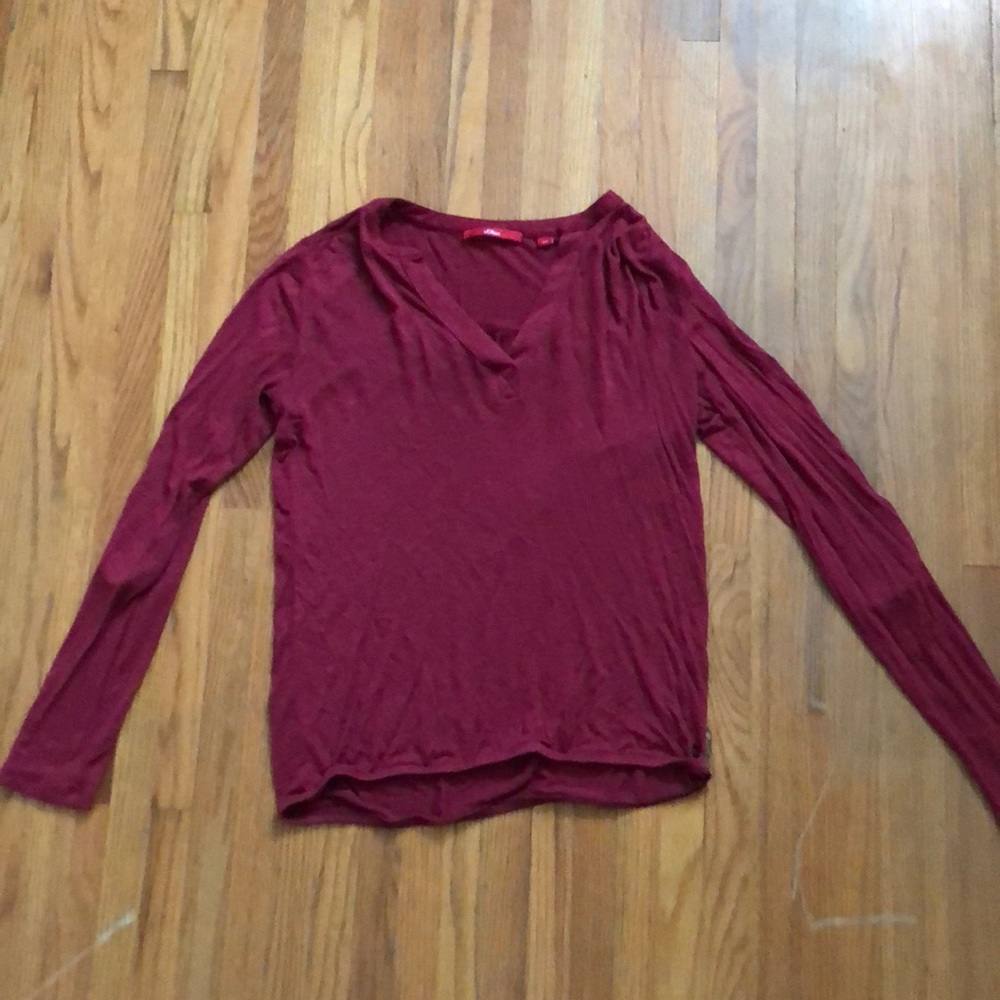 Red blouse